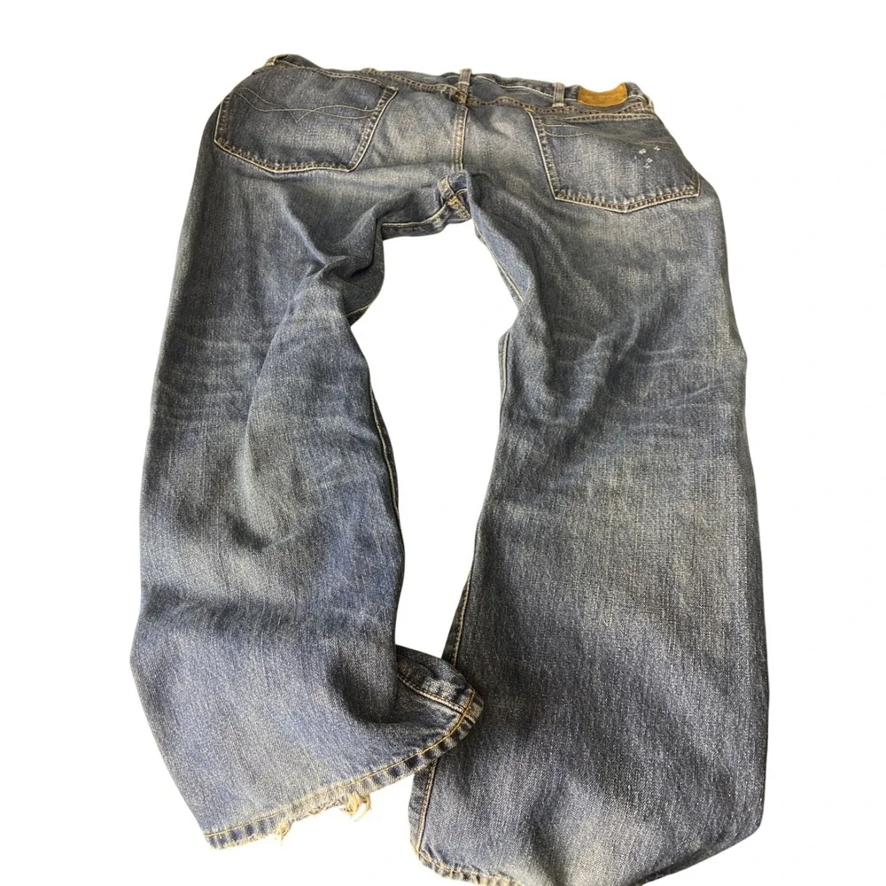 Polo‎ Ralph Lauren Men's Jeans 42x30 Blue Denim Straight Leg Made in Mexico
